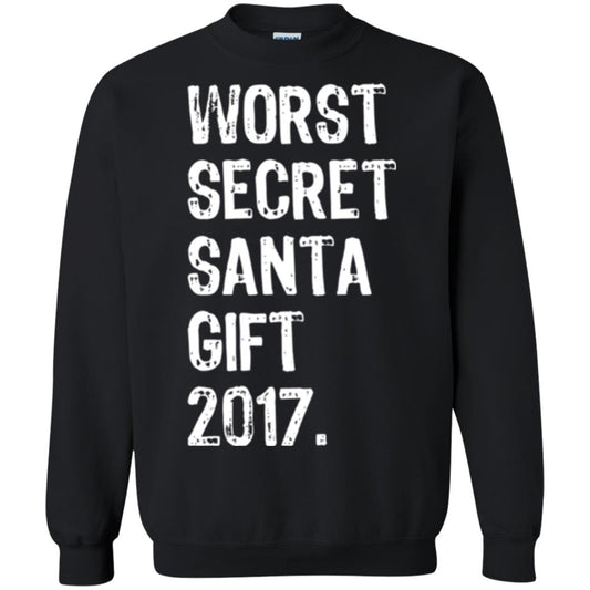 Christmas T-shirt Worst Secret Santa Gift 2017 Black