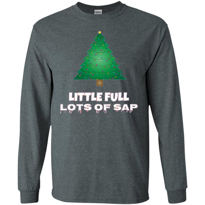 Christmas T-shirt Little Full Lots Of Sap Dark Heather