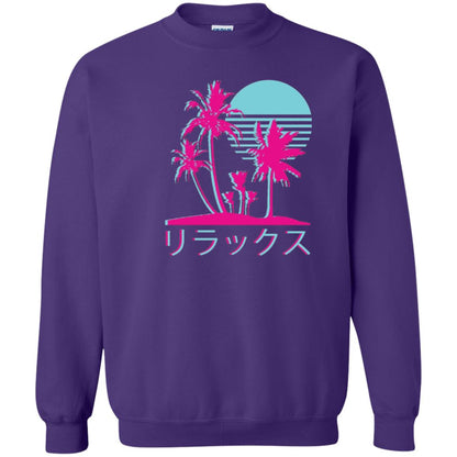 Aesthetic Vaporwave Otaku Summer Shirt Purple