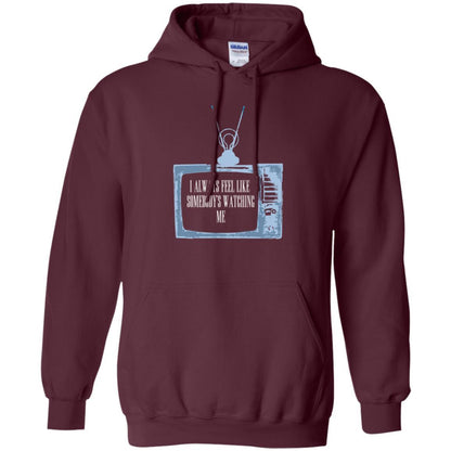 I Always Feel Like Somebody's Watching Me T-shirt Maroon