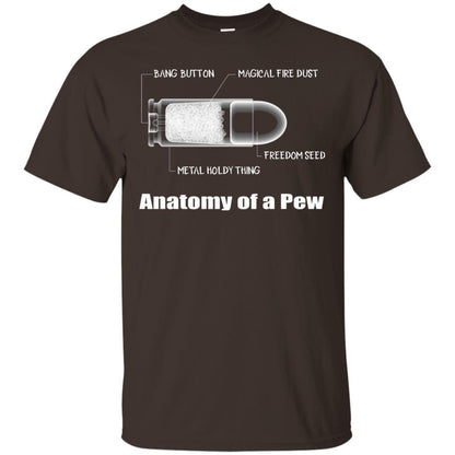 Bullet T-shirt The Anatomy Of A Pew Dark Chocolate