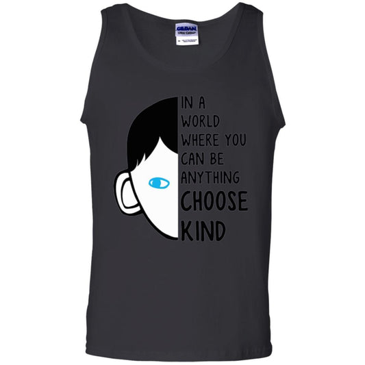Anti Bullying T-shirt In A World Where You Can Be Anything Choose Kind Black