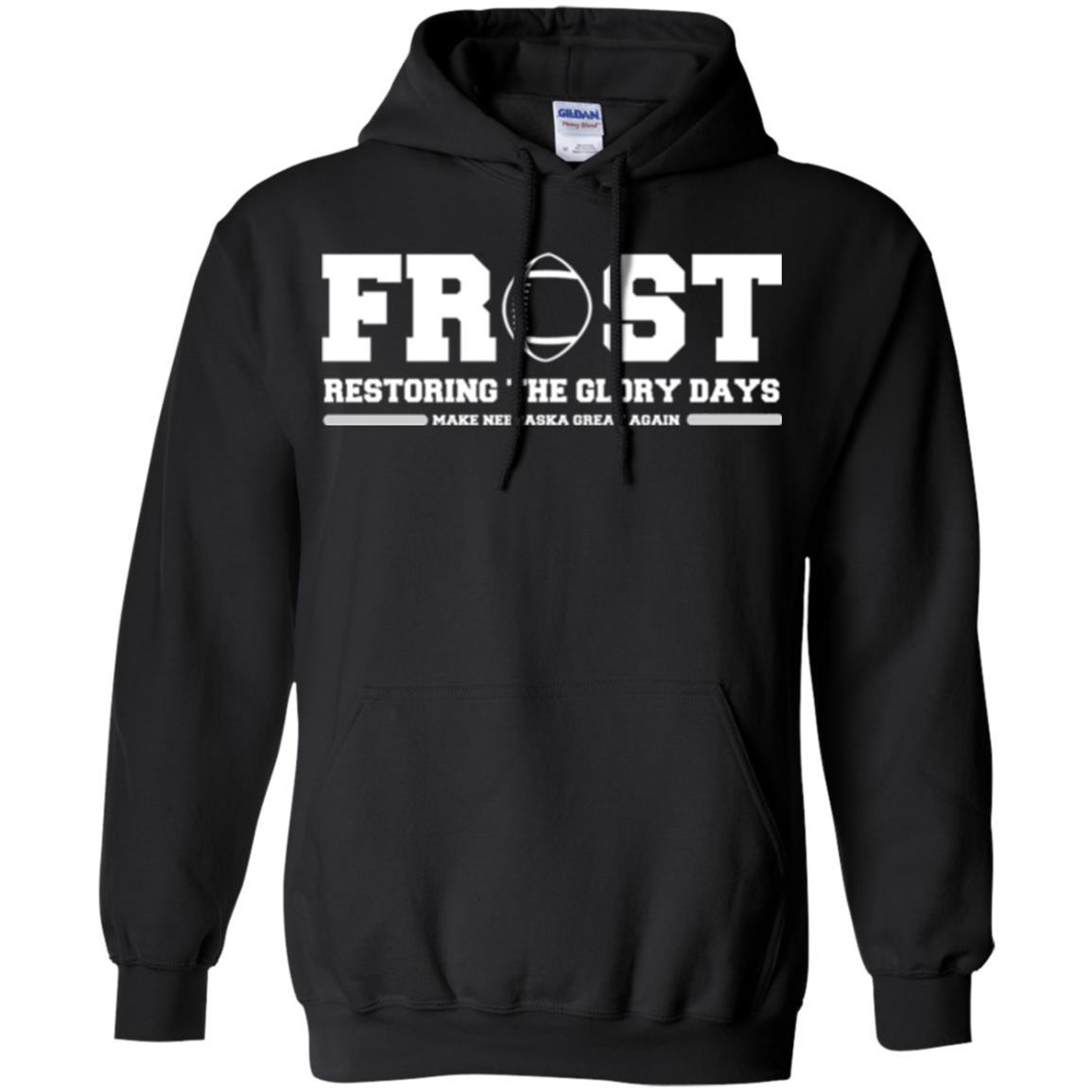 Football T-shirt Scott Frost 2018 Make Nebraska Black