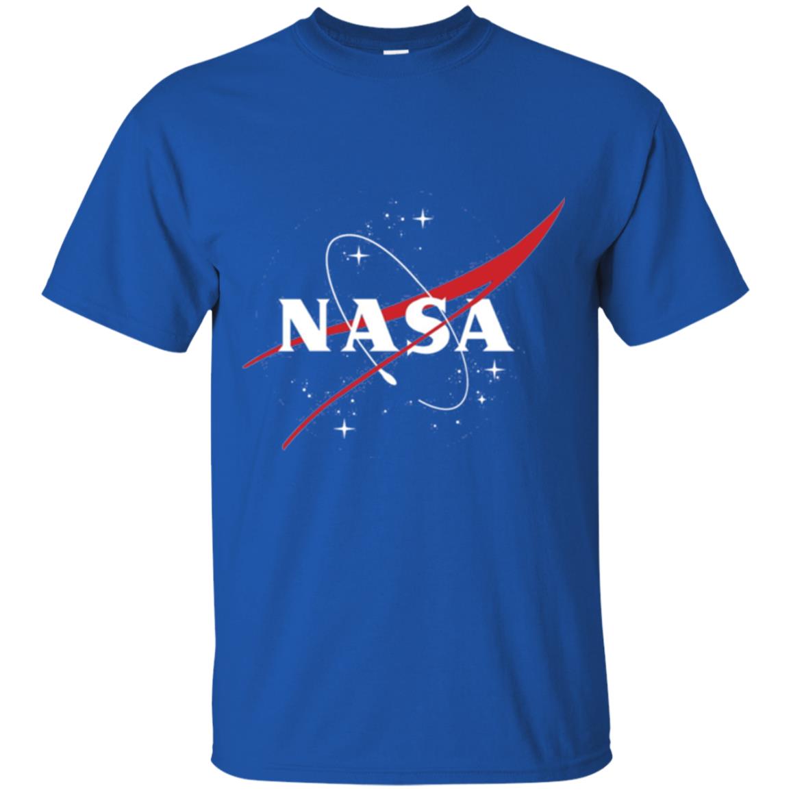 Nasa Full Blue Logo Graphic T-shirt Royal