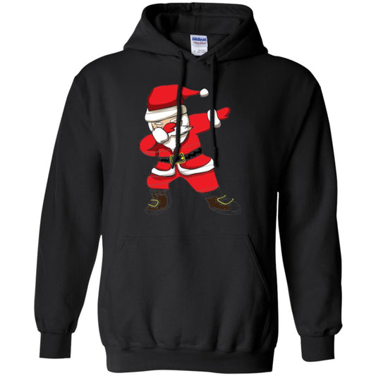 Christmas T-shirt Dabbing Santa Christmas T-shirt Black