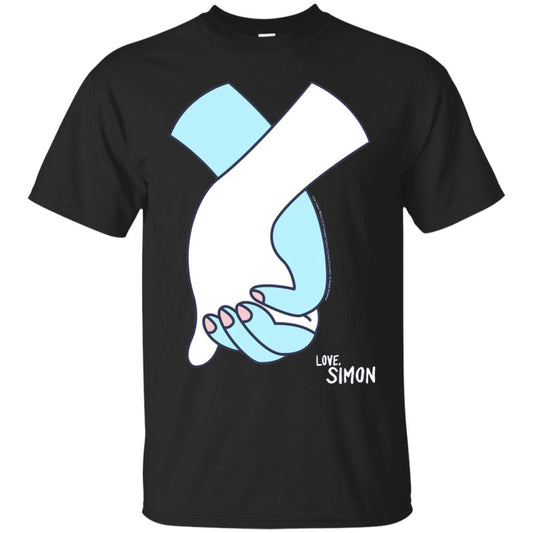 Love Simon Holding Hands Shirt Black