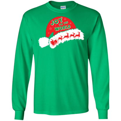 Christmas T-shirt Joy To The World Irish Green
