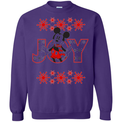 Christmas T-shirt Disney Mickey Mouse Joy Purple