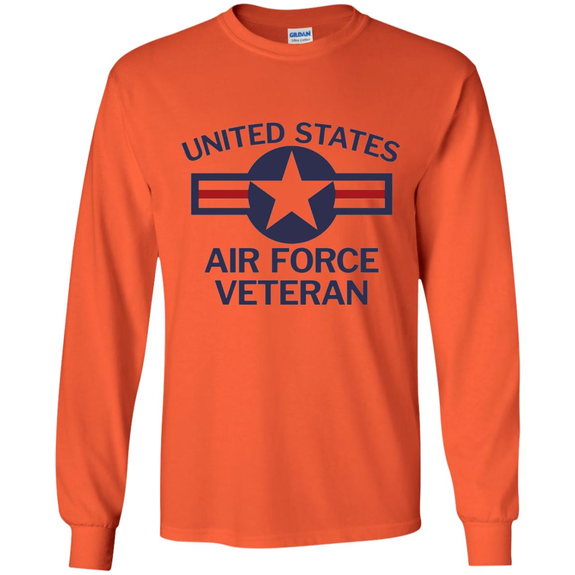 United States Air Force Veteran T-shirt Orange