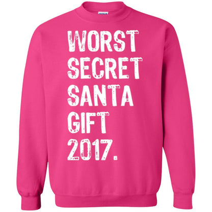 Christmas T-shirt Worst Secret Santa Gift 2017 Heliconia