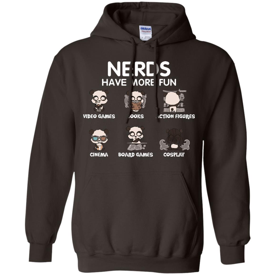 Nerds Have More Fun Video Games Books Action Figures Shirts Dark Chocolate