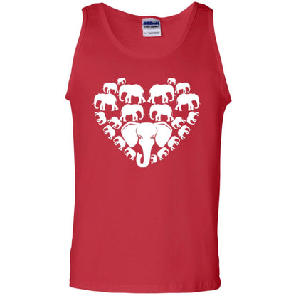 Elephant Lovers T-shirt Special Elephant Heart Red