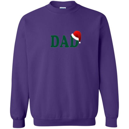 Christmas T-shirt Dad Santa Purple