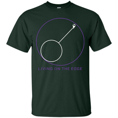 Gamer T-shirt Living On The Edge Run From The Storm Forest