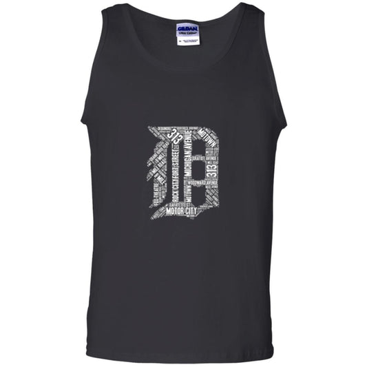 Detroit T-shirt Graphic D Black