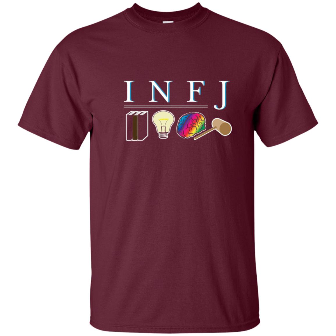 Infj Personality T-shirt Maroon