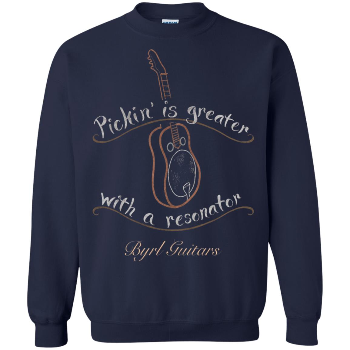 Funny Guitar Shirt Picking Is Greater With A Reasonator Navy