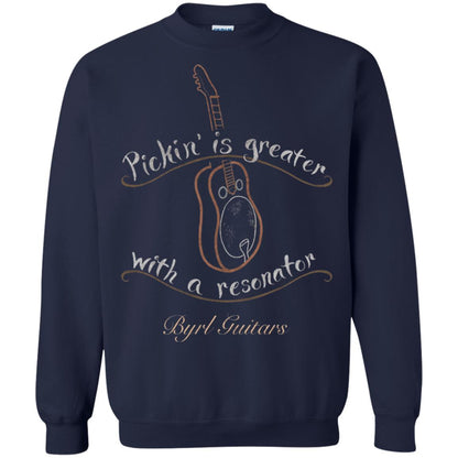Funny Guitar Shirt Picking Is Greater With A Reasonator Navy