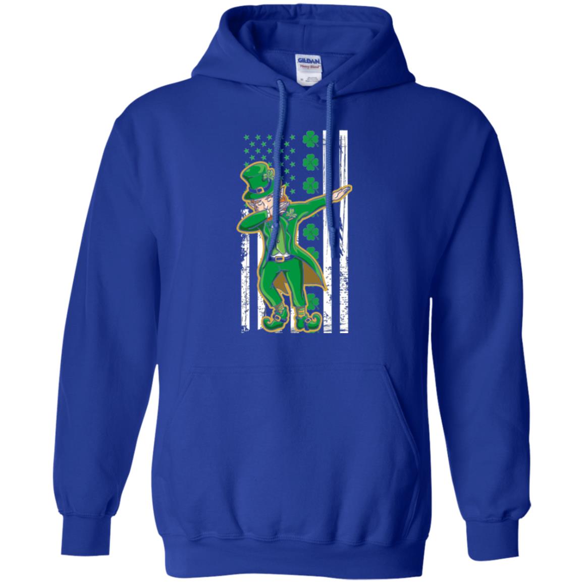 Dabbing Leprechaun St. Patrick's Day T-shirt Royal