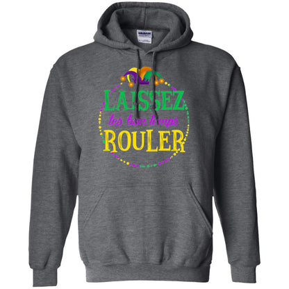 Mardi Gras T-shirt Laissez Les Bon Temps Rouler Dark Heather