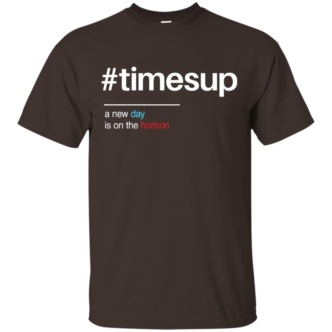 Women_s Right T-shirt Hash Tag Times Up Dark Chocolate