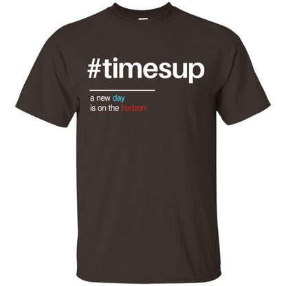 Women_s Right T-shirt Hash Tag Times Up Dark Chocolate