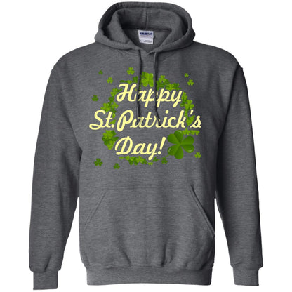 Happy St.patricks Day Shamrocks T-shirt Dark Heather