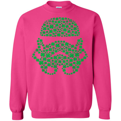 Stormtrooper Clovers St. Patrick_s Graphic T-shirt Heliconia