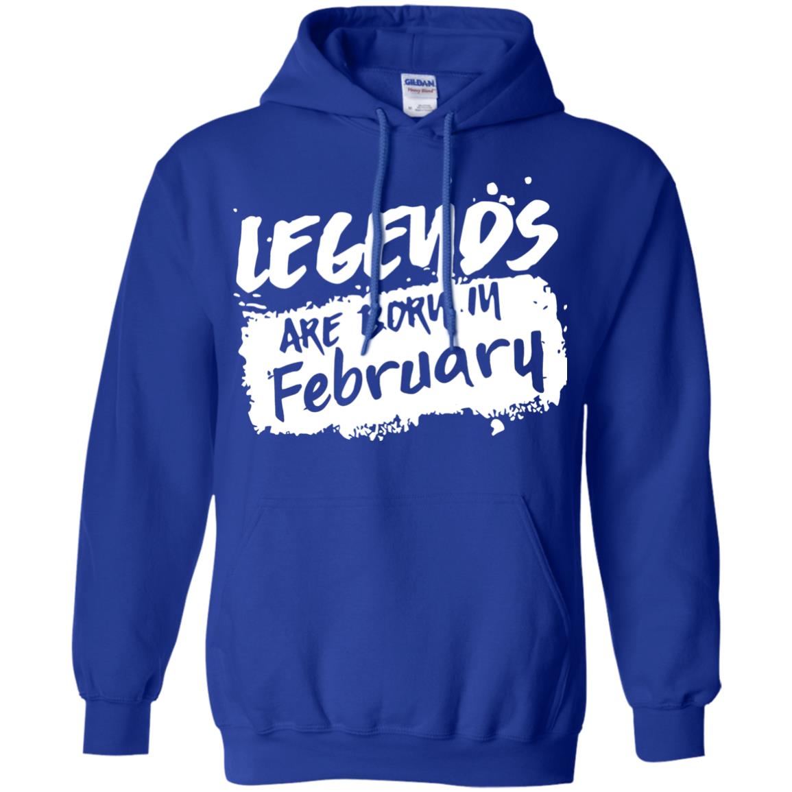 February Birthday Shirt Legends Are Born In February Royal