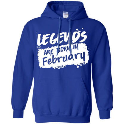 February Birthday Shirt Legends Are Born In February Royal
