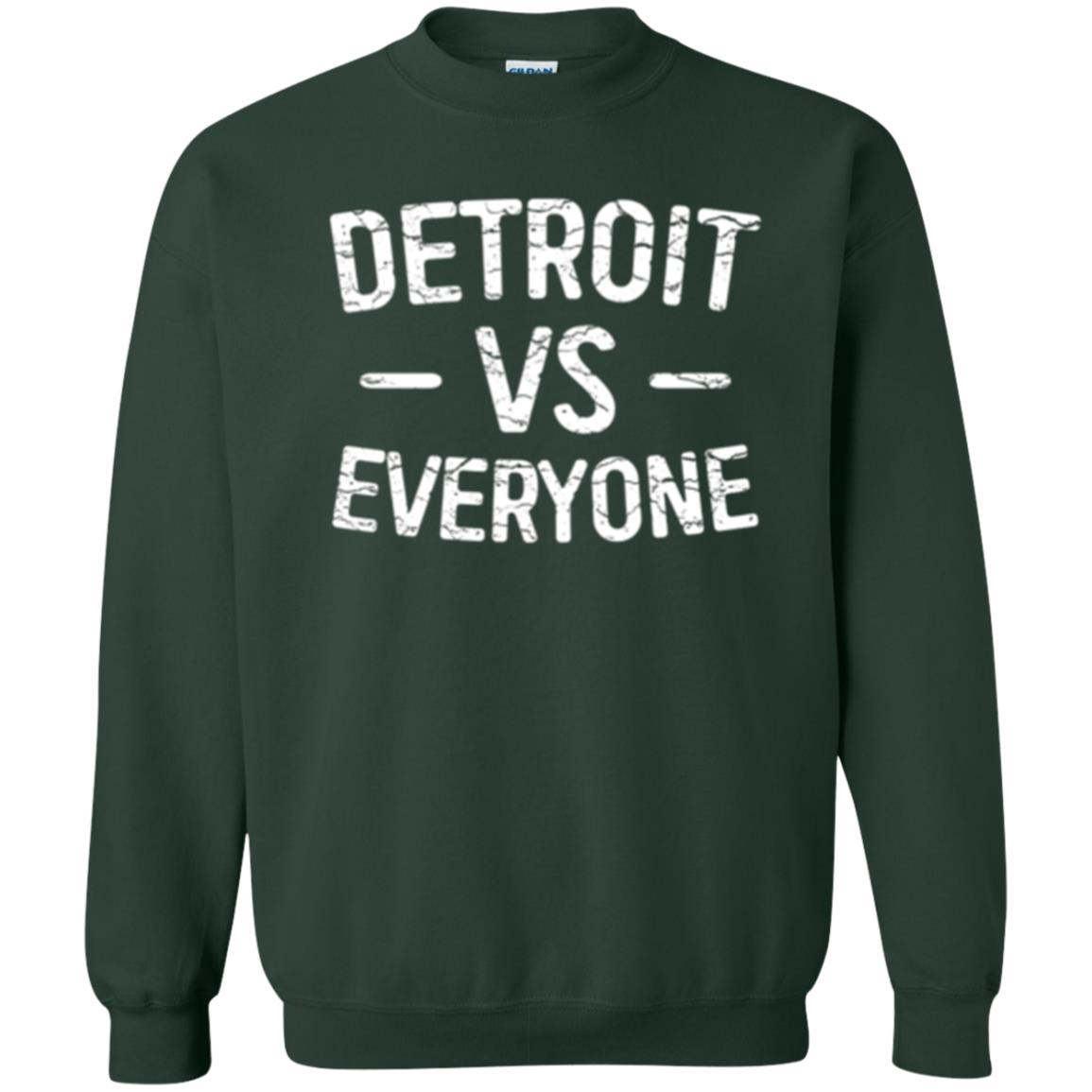 Detroit Vs Everyone T-shirt Forest Green