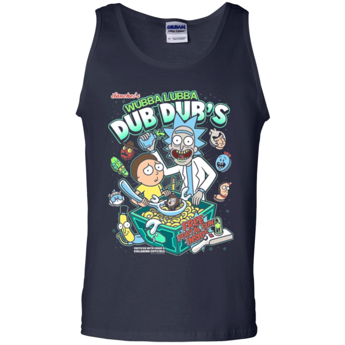 Movie T-shirt Wubba Luba Dub Dub_s Cereal Navy