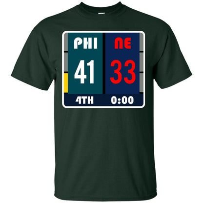 Football Philadelphia T-shirt Eagles Vs New England Forest