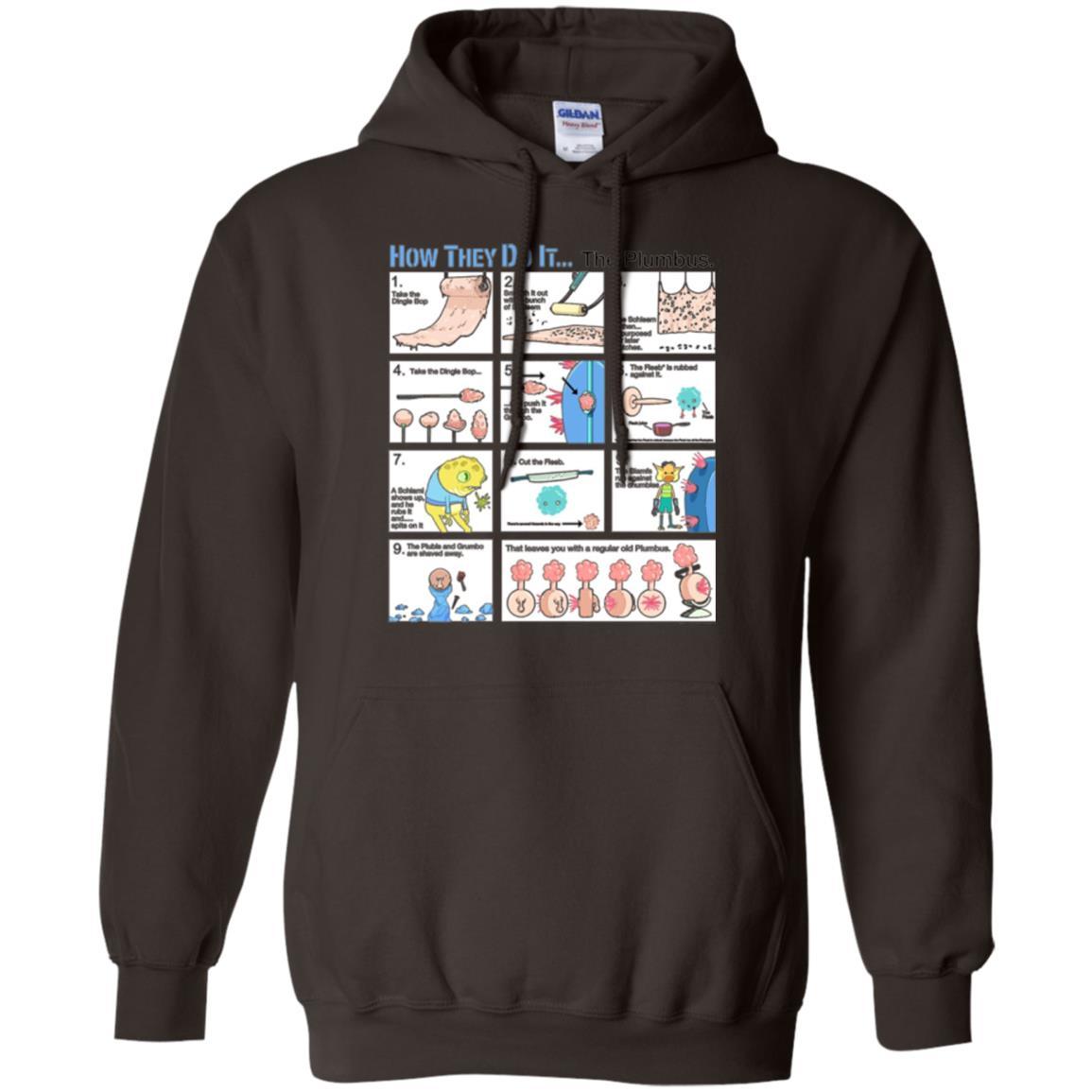 Film T-shirt How They Do Itthe Plumbus Dark Chocolate