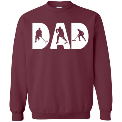 Daddy T-shirt Hockey Lover Maroon