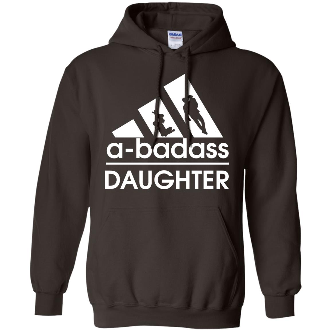 A Badass Daughter Shirt Dark Chocolate