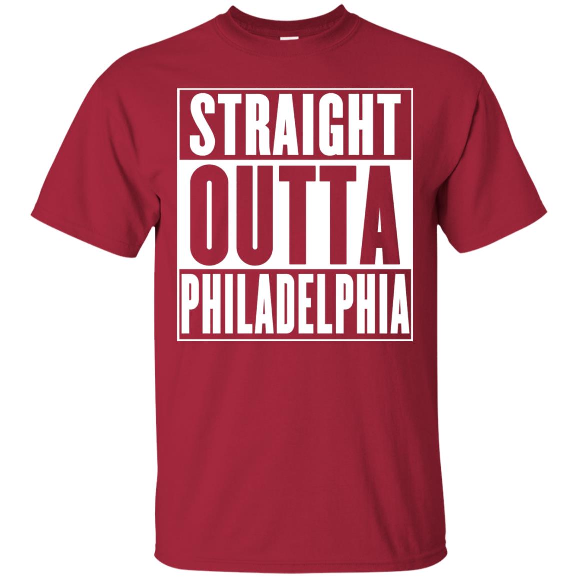 Straight Outta Philadelphia T-shirt Cardinal