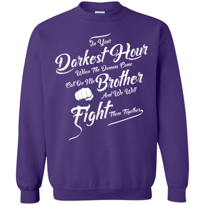 Family T-shirt In Your Darkest Hour Purple
