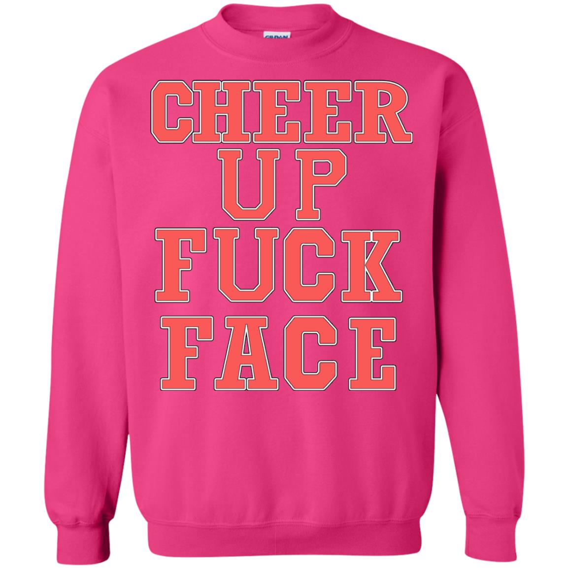Cheer Up Face Shirt Heliconia
