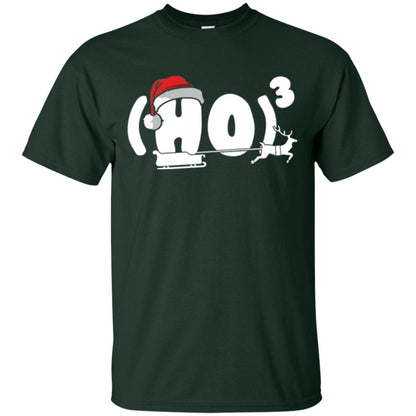 Christmas T-shirt Ho Ho Ho Forest Green