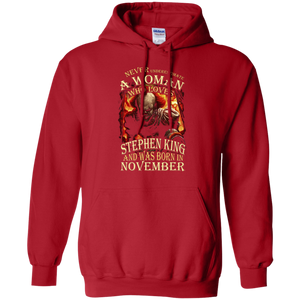November T-shirt Never Underestimate A Woman Who Loves Stephen King