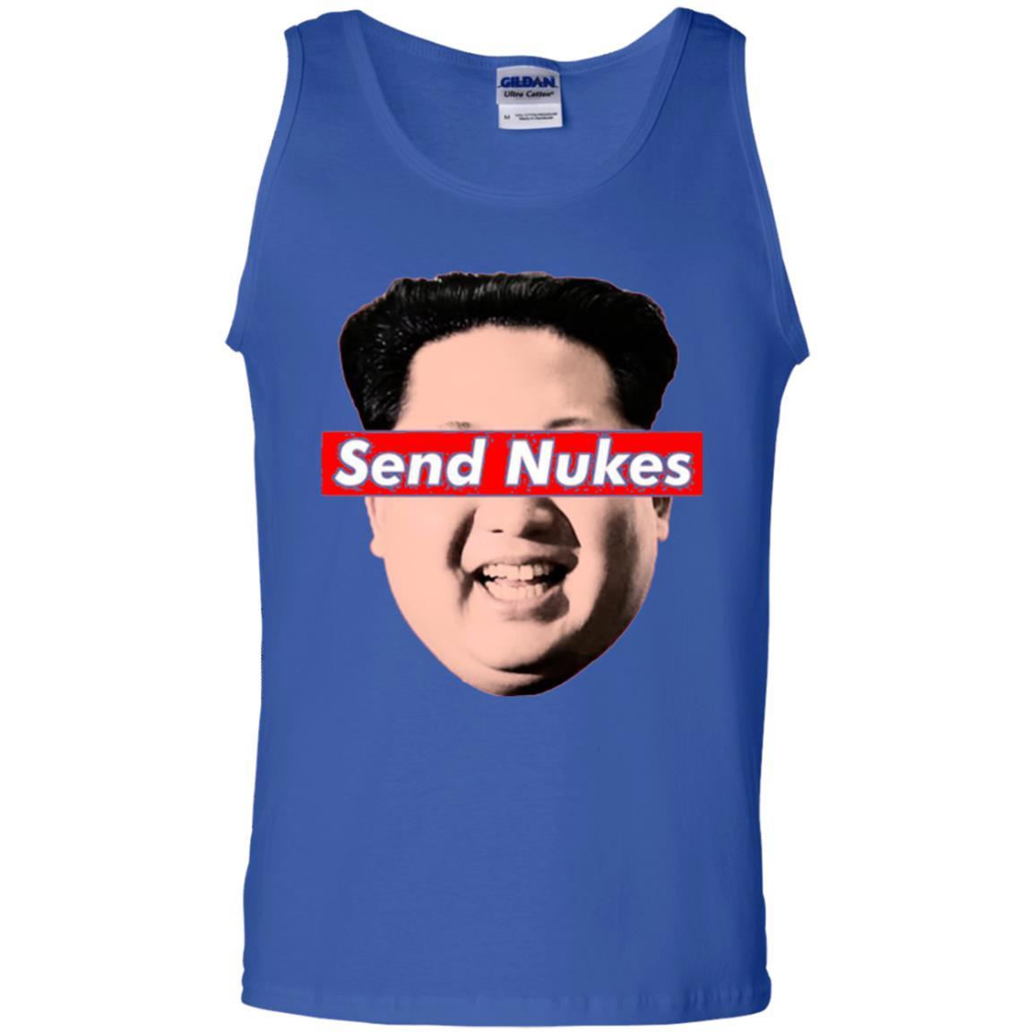 Funny Parody Novelty T-shirt Send Nukes Kim Jong Un Royal