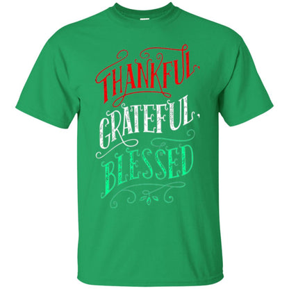 New Year T-shirt Grateful Thankful Blessed Irish Green