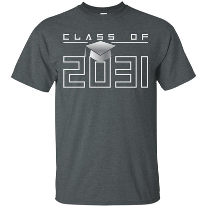 Class Of 2031 Kindergarten First Day Of School Graduate In 2031 Shirt Dark Heather