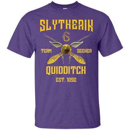 Slytherin Quiddith Team Seeker Est 1092 Harry Potter Shirt Purple