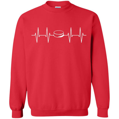 Heartbeat Puck Hockey T-Shirt Red