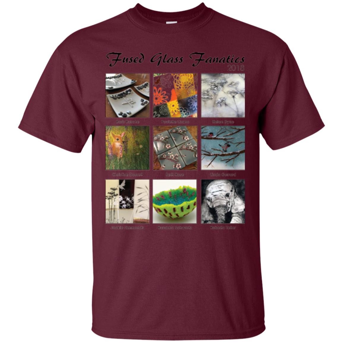 Commemorative T-shirt Fused Glass Fanatics 2018