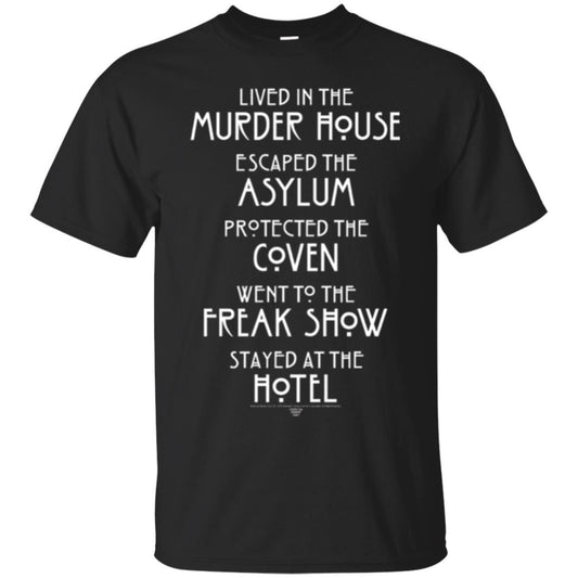 American Horror Story T-shirt Lived In The Murder House Black
