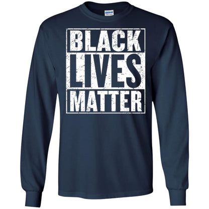 Black Pride African American Gift T-shirt Black Lives Matter Navy