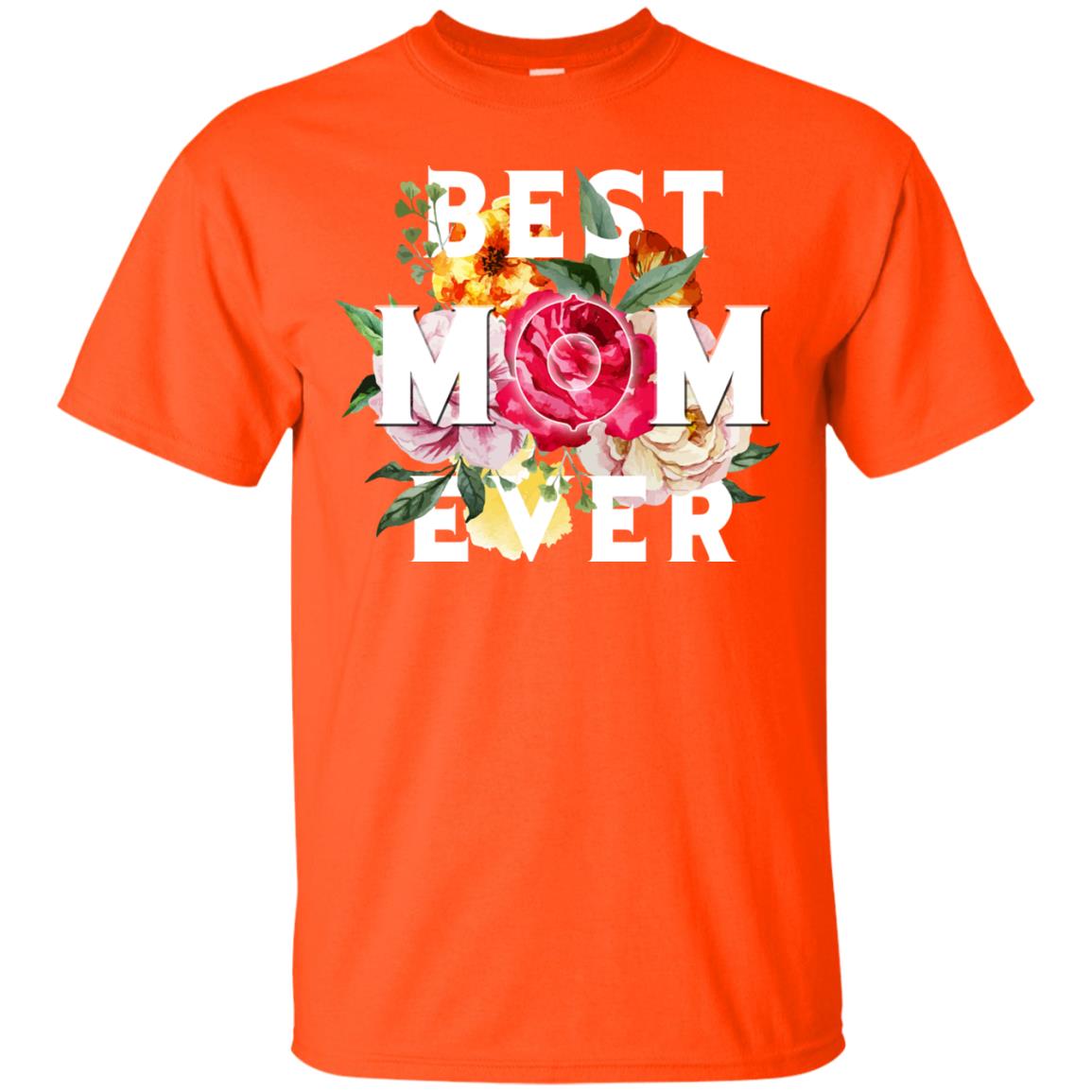 Best Mom Ever Mommy Shirt Orange